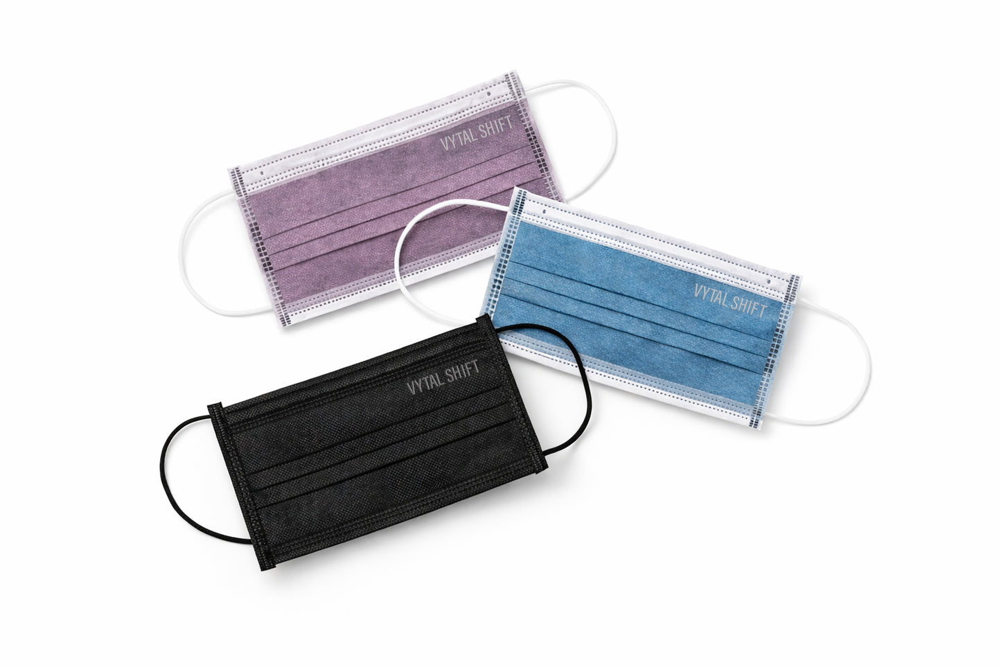 Odor Control Face Mask - Activated Carbon Filter - 50 Count Blue