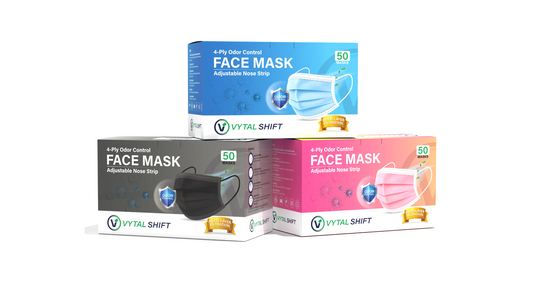 Activated Charcoal Face Masks - Smell Less.